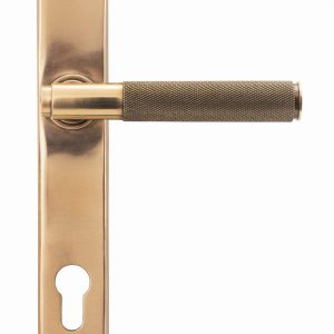 From the Anvil Polished Bronze Brompton Slimline Espag. Lock Set - 45776