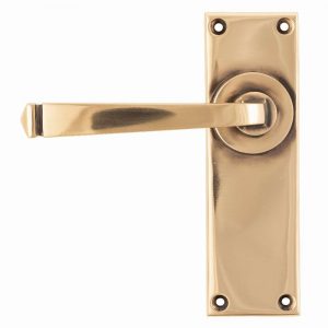 From the Anvil Polished Bronze Avon Lever Latch Set - 45788