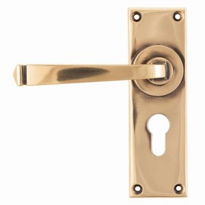 From the Anvil Polished Bronze Avon Lever Euro Set - 45790