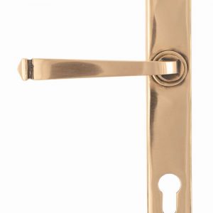 From the Anvil Polished Bronze Avon Slimline Espag. Lock Set - 45791