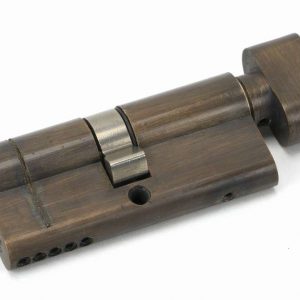 From the Anvil Aged Brass 35/35 5pin Euro Cylinder/Thumbturn - 45847