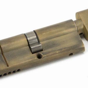 From the Anvil Aged Brass 40/40 5pin Euro Cylinder/Thumbturn - 45851
