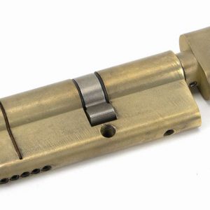 From the Anvil Aged Brass 35T/45 5pin Euro Cylinder/Thumbturn - 45855