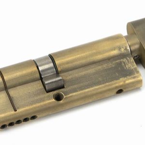 From the Anvil Aged Brass 35/45T 5pin Euro Cylinder/Thumbturn - 45859