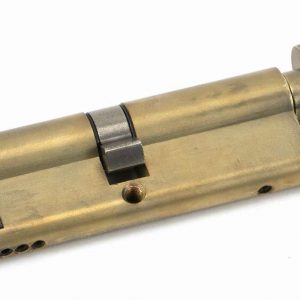 From the Anvil Aged Brass 45/45 5pin Euro Cylinder/Thumbturn - 45863