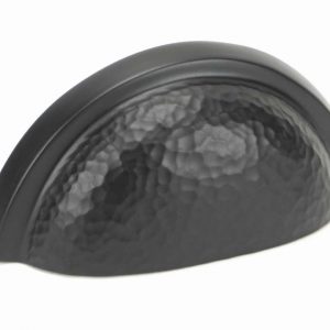 From the Anvil Aged Bronze Hammered Regency Concealed Drawer Pull - 46044