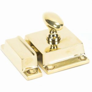 From the Anvil Polished Brass Cabinet Latch - 46051