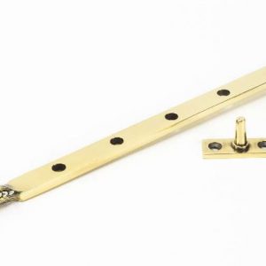 From the Anvil Aged Brass 12" Hammered Newbury Stay - 46146