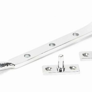 From the Anvil Polished Chrome 8" Hammered Newbury Stay - 46147