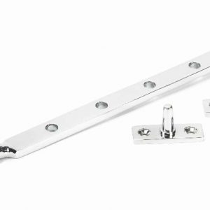 From the Anvil Polished Chrome 10" Hammered Newbury Stay - 46148