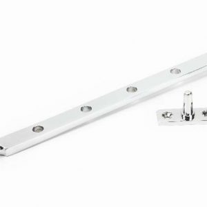 From the Anvil Polished Chrome 12" Hammered Newbury Stay - 46149