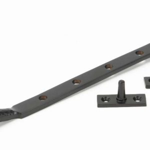 From the Anvil Aged Bronze 10" Hammered Newbury Stay - 46154