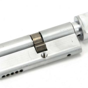 From the Anvil Satin Chrome 35T/45 5pin Euro Cylinder/Thumbturn - 46262