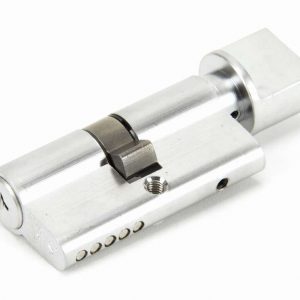 From the Anvil Satin Chrome 30/30 5pin Euro Cylinder/Thumbturn KA - 46271