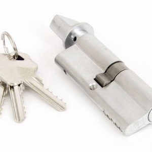 From the Anvil Satin Chrome 40/40 5pin Euro Cylinder/Thumbturn KA - 46277