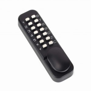 From the Anvil Black Digital Keypad Lock + 60mm Backset Latch Bolt - 46287