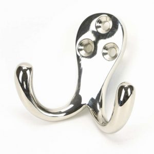From the Anvil Polished Nickel Celtic Double Robe Hook - 46297