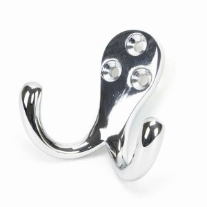 From the Anvil Polished Chrome Celtic Double Robe Hook - 46298