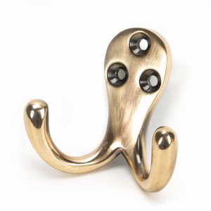 From the Anvil Polished Bronze Celtic Double Robe Hook - 46300