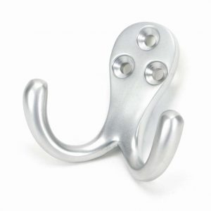 From the Anvil Satin Chrome Celtic Double Robe Hook - 46302