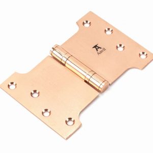 From the Anvil Polished Bronze 4" x 4" x 6"  Parliament Hinge (pair) ss - 46524