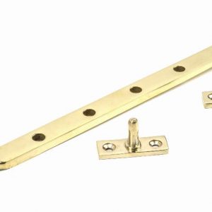 From the Anvil Polished Brass 12" Hinton Stay - 46705
