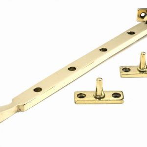From the Anvil Polished Brass 12" Avon Stay - 46714