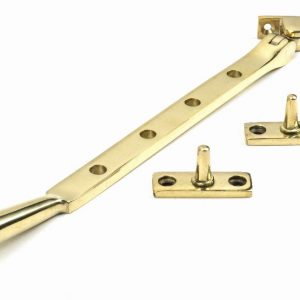 From the Anvil Polished Brass 10" Newbury Stay - 46716