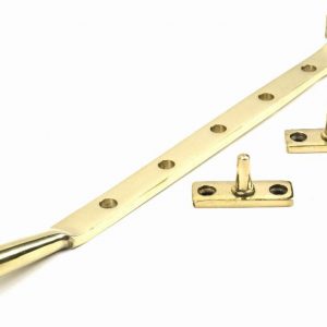 From the Anvil Polished Brass 12" Newbury Stay - 46717