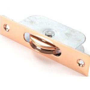 From the Anvil Polished Bronze Square Ended Sash Pulley 75kg - 47074