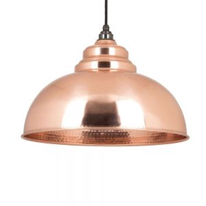From the Anvil Hammered Copper Harborne Pendant - 49501