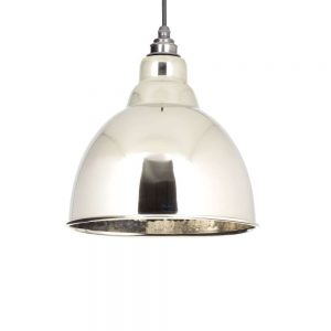 From the Anvil Hammered Nickel Brindley Pendant - 49511