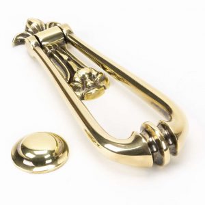From the Anvil Aged Brass Loop Door Knocker - 49550