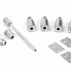 From the Anvil Satin Chrome Secure Stops (Pack of 4) - 49591