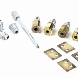 From the Anvil Aged Brass Secure Stops (Pack of 4) - 49592