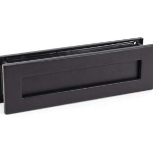 From the Anvil Matt Black Traditional Letterbox - 49593