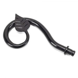 From the Anvil Black Leaf Curtain Finial (pair) - 49900