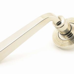 From the Anvil Polished Nickel Avon Round Lever on Rose Set (Beehive) - Unsprung - 49955