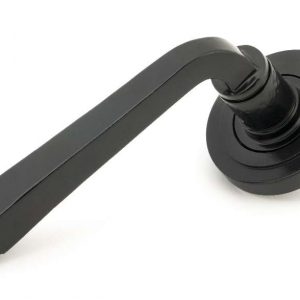 From the Anvil Black Avon Round Lever on Rose Set (Art Deco) - Unsprung - 49958