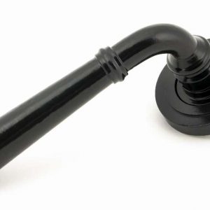 From the Anvil Black Regency Lever on Rose Set (Art Deco) - Unsprung - 49970
