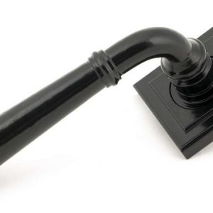From the Anvil Black Regency Lever on Rose Set (Square) - Unsprung - 49972
