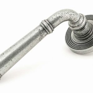 From the Anvil Pewter Regency Lever on Rose Set (Beehive) - Unsprung - 49979