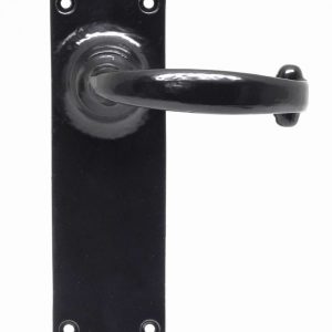 From the Anvil Black Cottage Lever Latch Set - 73107