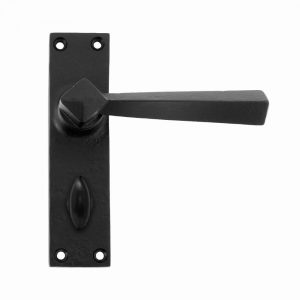 From the Anvil Black Straight Lever Bathroom Set - 73111