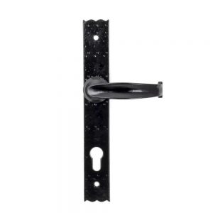 From the Anvil Black Cottage Lever Espag. Lock Set - 73143
