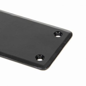 From the Anvil Black 1800mm Plain Fingerplate - 73181