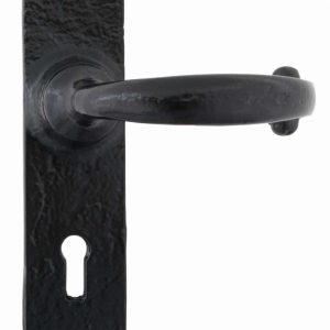 From the Anvil Black MF Lever Lock Set - 73205M