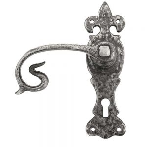 From the Anvil Natural Textured Curly Lever Lock Set - 83500