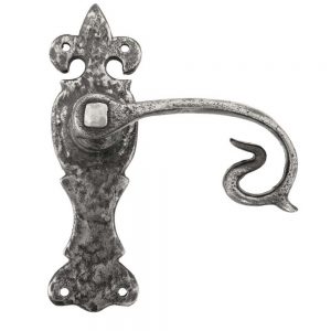 From the Anvil Natural Textured Curly Lever Latch Set - 83501
