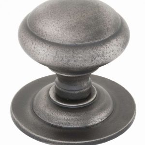 From the Anvil Antique Pewter Round Centre Door Knob - 83505